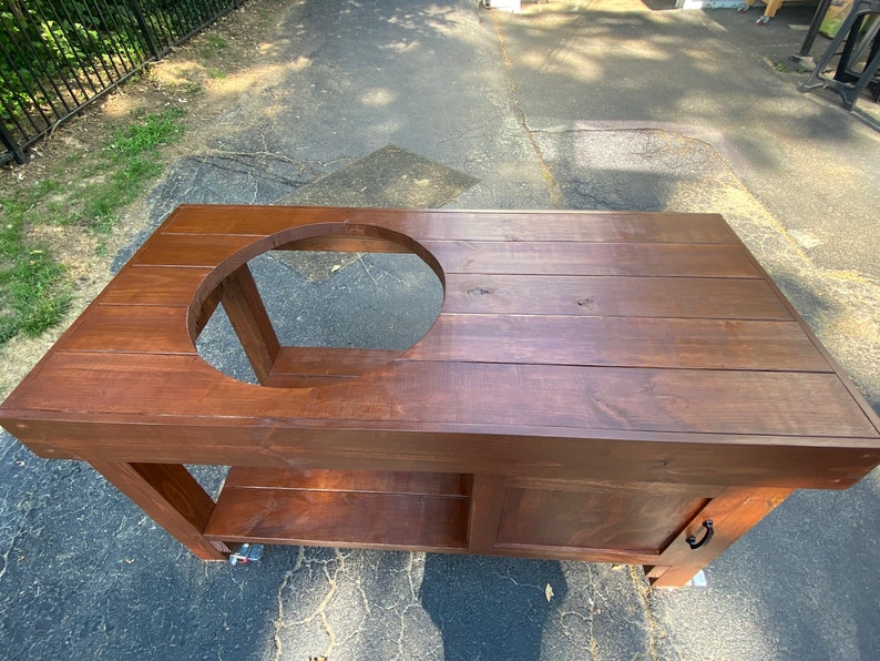 DIY er Charcoal Grill Table With Build Plans Etsy