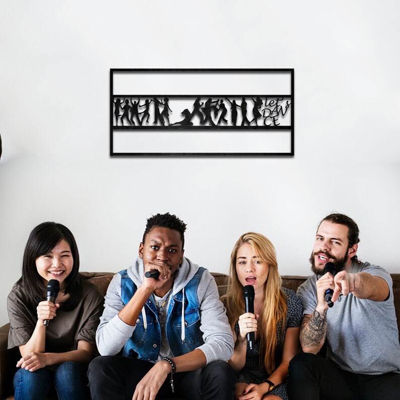 Let's Dance Metal Wall Art Dance Wall Art Etsy