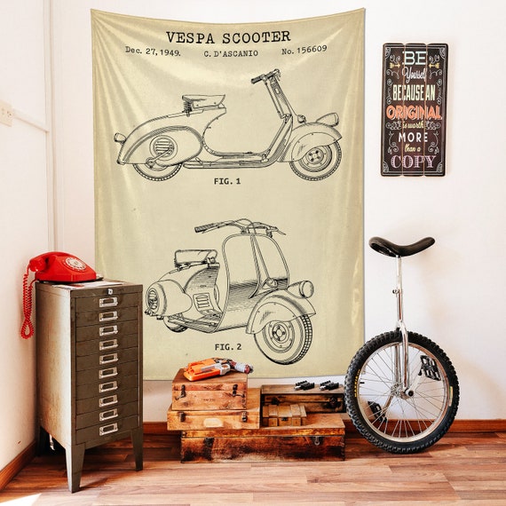 Garagen Teppich Series 4 VESPA