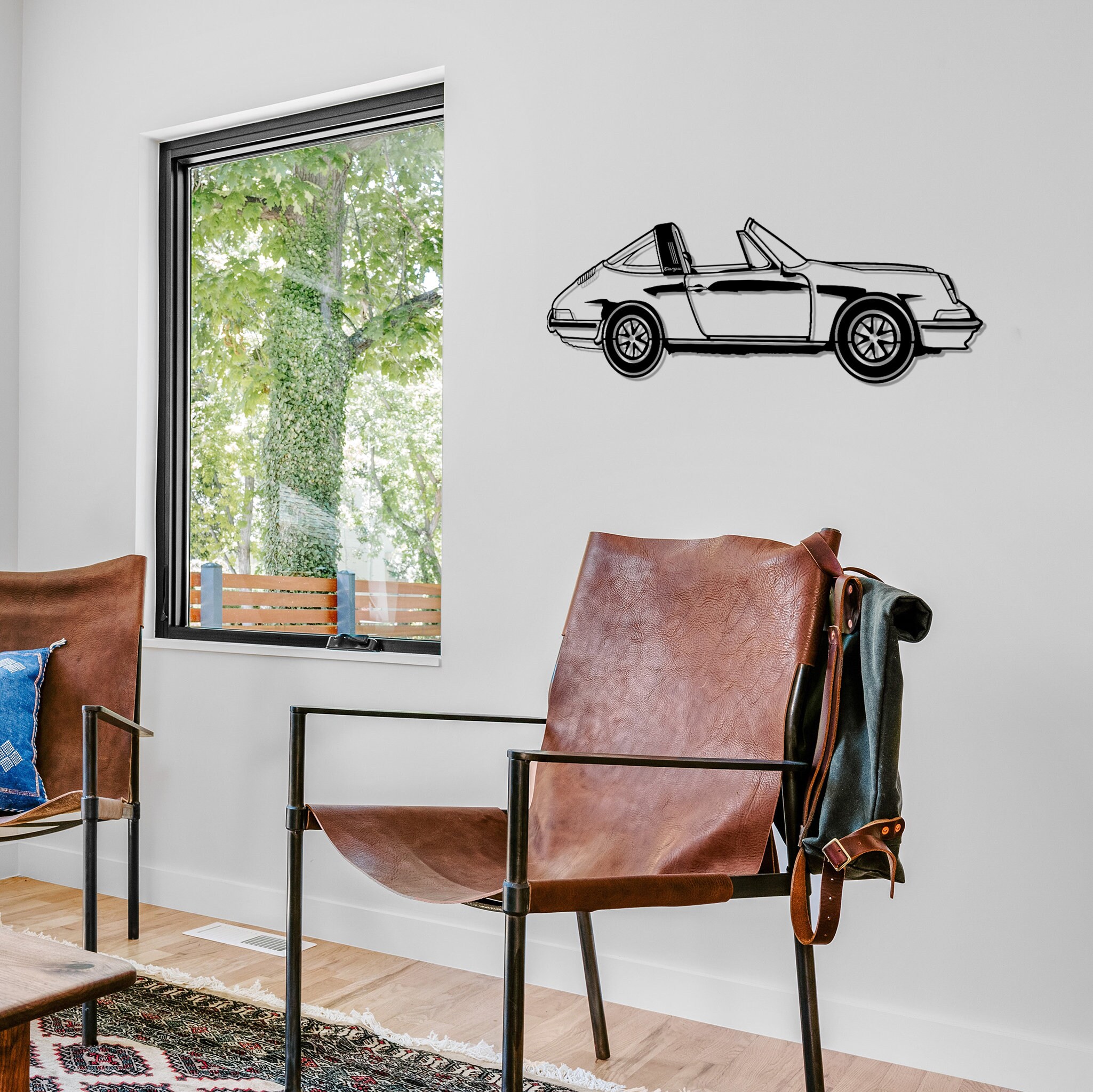 Porsche 911 Targa Classic metal wall decor Car wall art Etsy