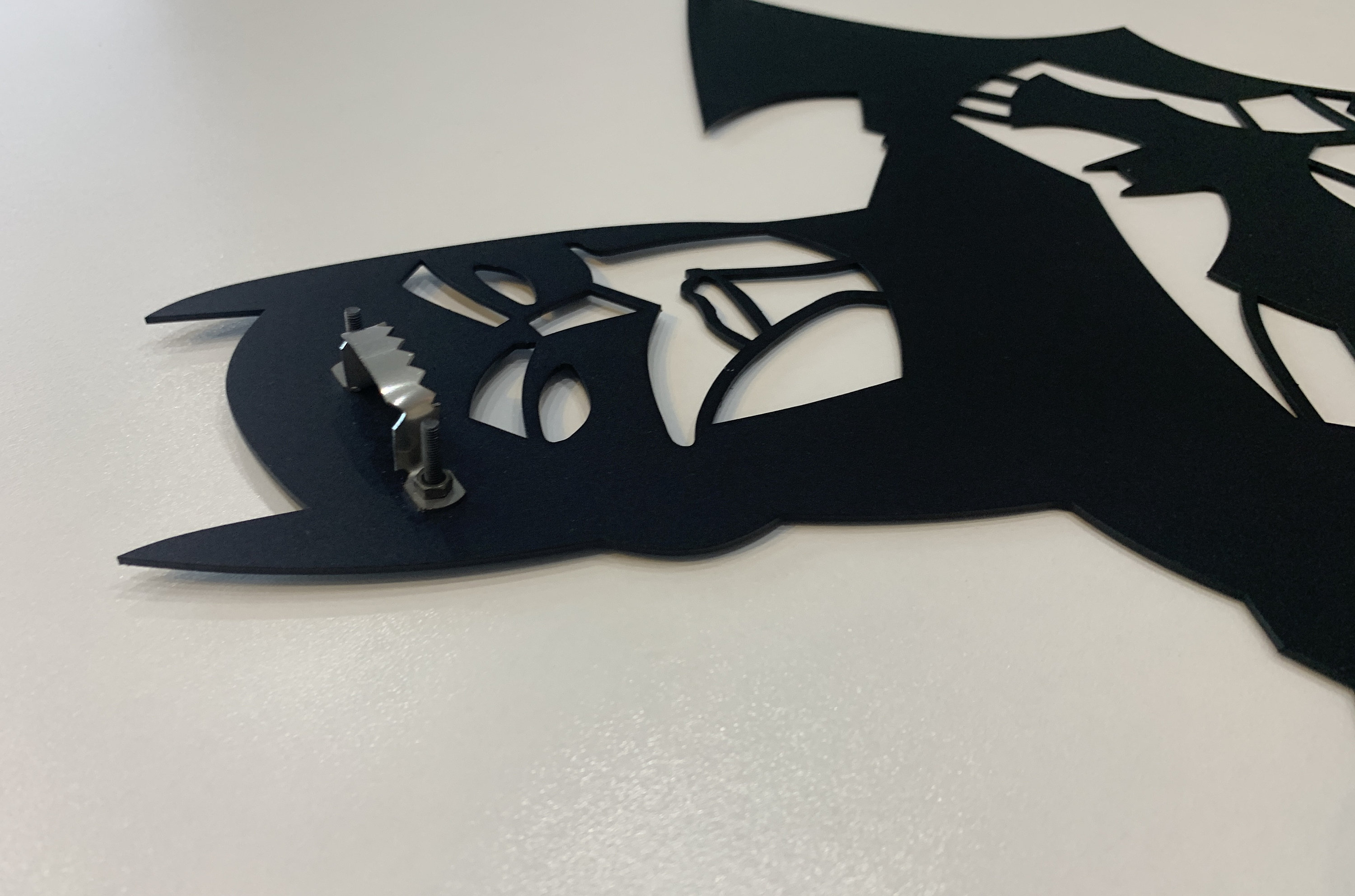 Batman Metal Wall Decor Batman costume wall signs Batman Etsy