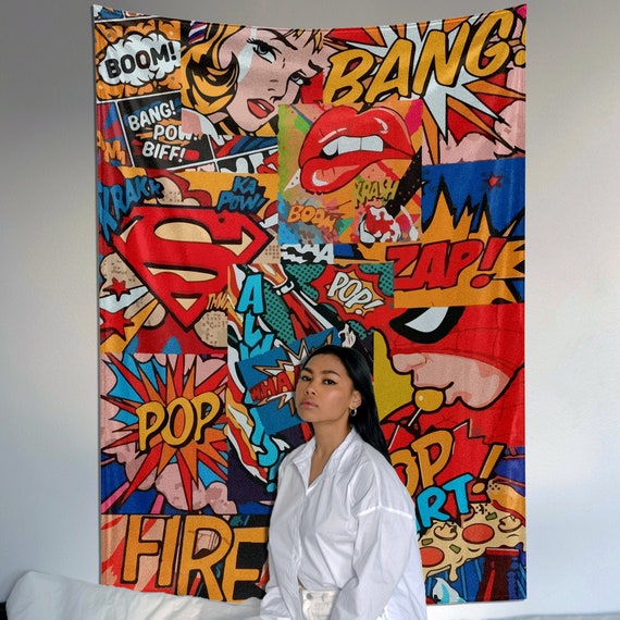 Pop art tapestry hotsell