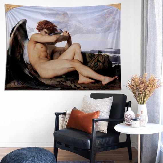 Fallen angel tapestry sale