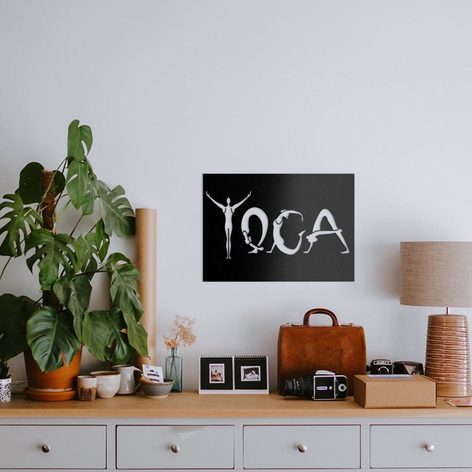 Yoga metal wall signs Yoga wall art Etsy