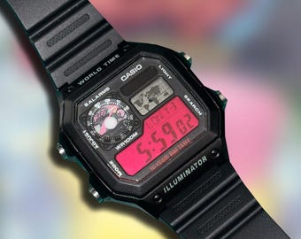 Custom Casio AE1200 "Kirby Air Ride" Inspired Mod – | GameCube Disc Watch | Warp Star Fan Gift | City Trial Gift | Meta Knight
