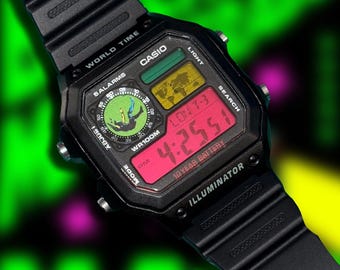 Mod personnalisé Casio AE1200 « La mascarade du boucher » – | DCC Book 5 Gift | Surveillance des terrains de chasse | Cadeau de fan LitRPG | Matt Dinniman