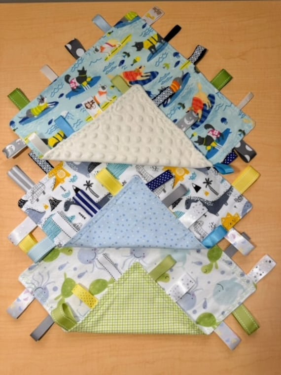 Sensory tag blanket hotsell