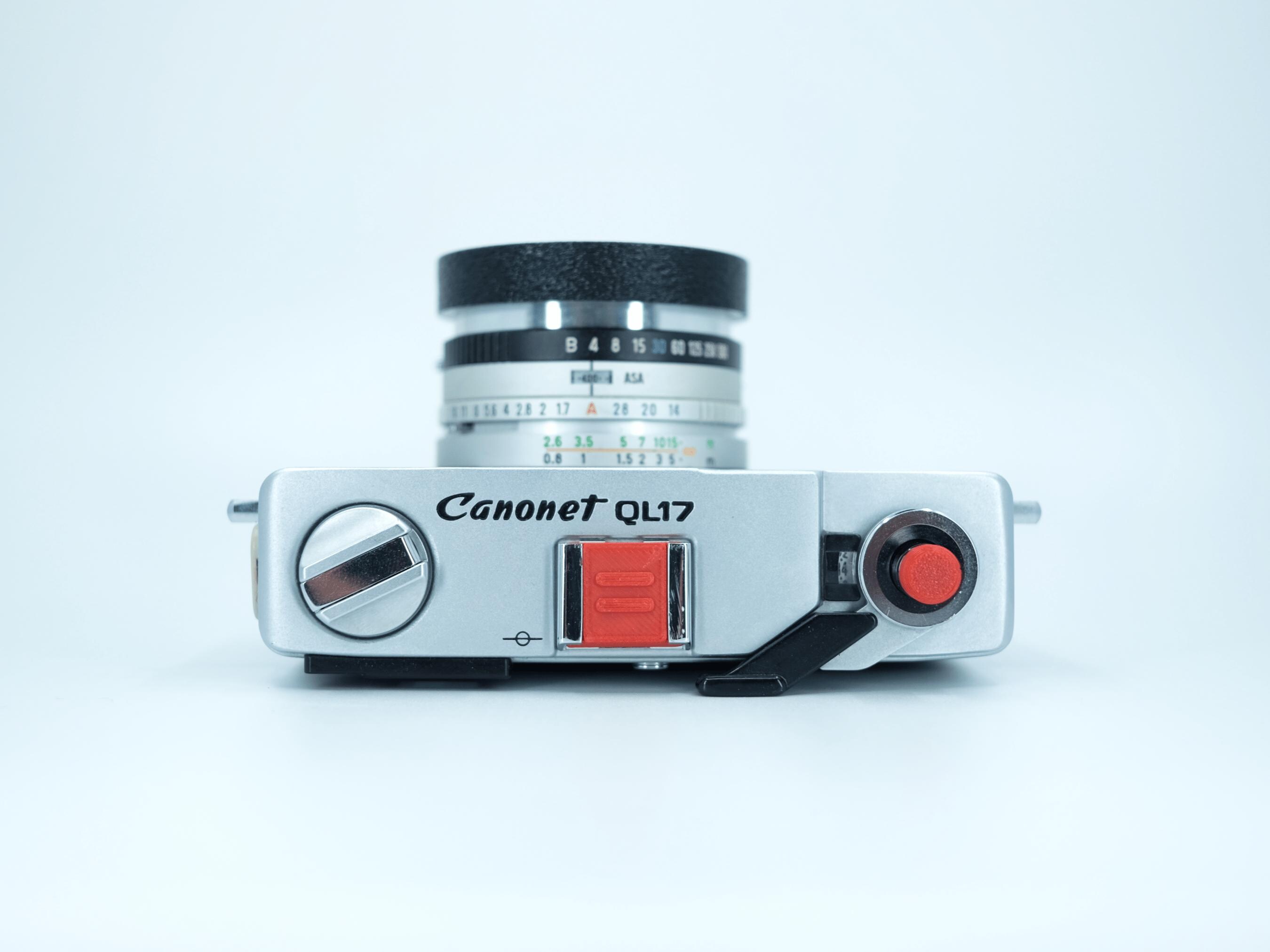 Canon Canonet QL17/QL19/GIII Camera Accessory RED Edition - Lens