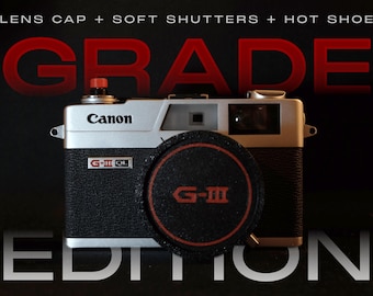 Canon Canonet QL17/QL19/GIII Camera Accessory GRADE Edition - Lens Cover + Soft Shutter Buttons + Hot Shoe