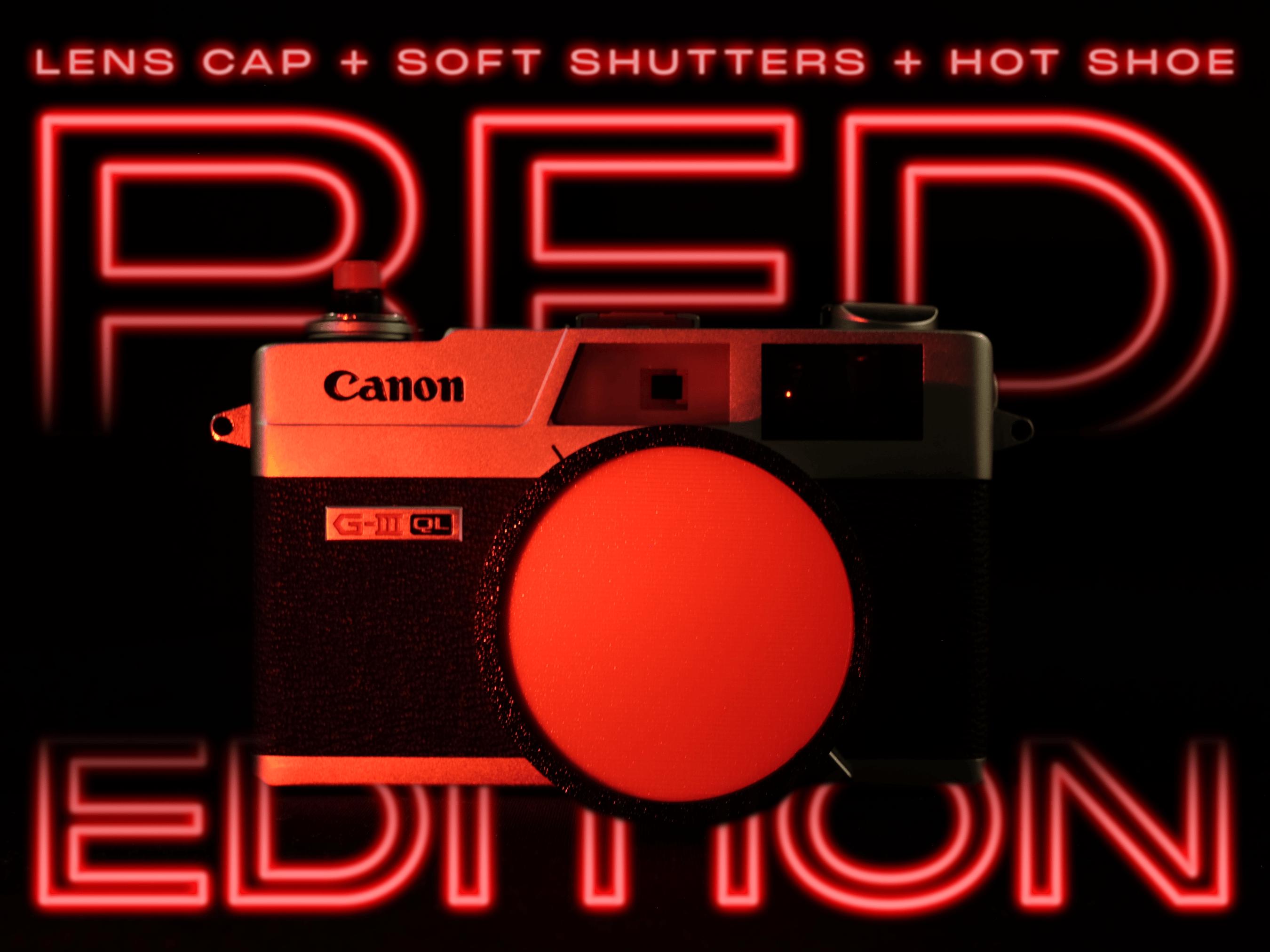 Canon Canonet QL17/QL19/GIII Camera Accessory RED Edition - Lens