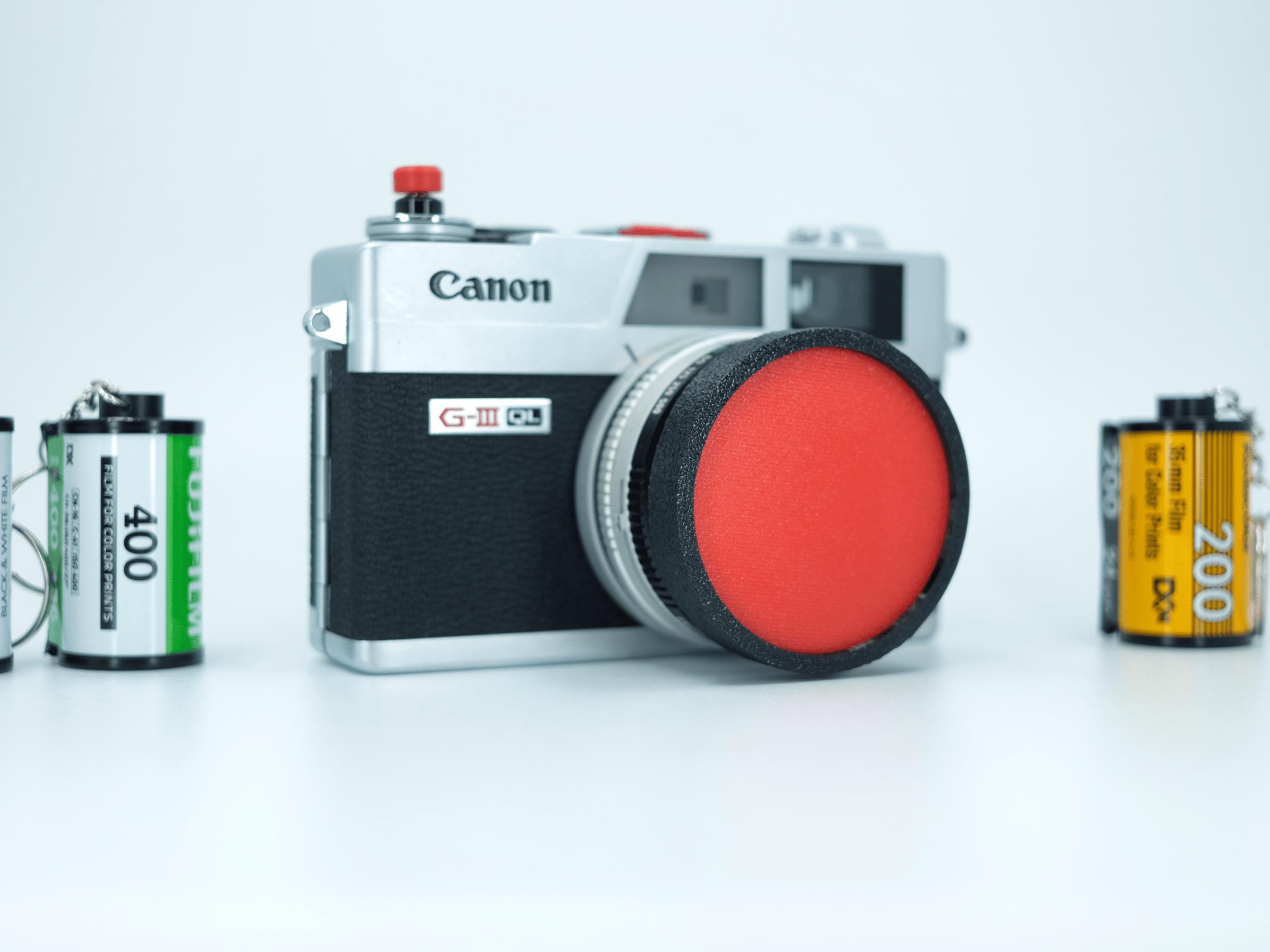 Canon Canonet QL17/QL19/GIII Camera Accessory RED Edition - Lens