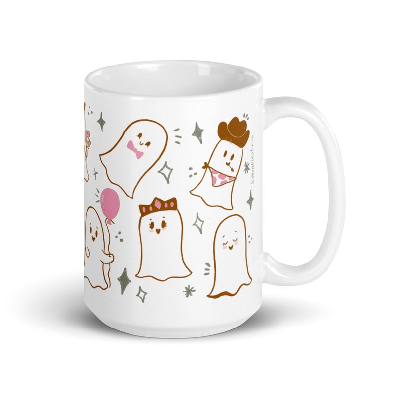 White glossy mug
