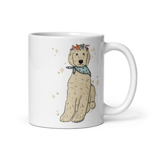 Golden doodle mug, dog mug, mug for dog lovers