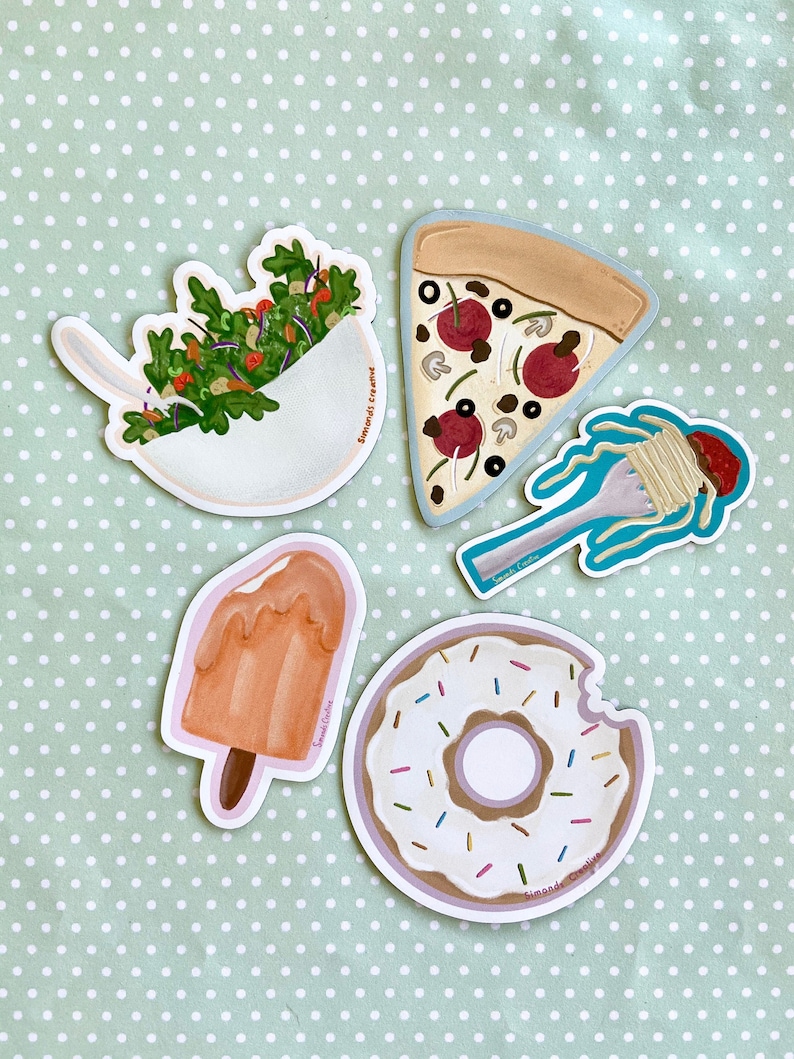 Cute for Fridge Food Illustrated Food Etsy