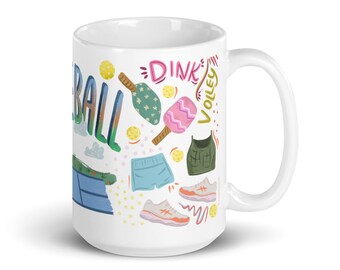 Pickleball mug, pickleball gifts, pickleball lover