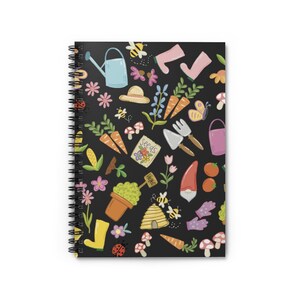 Gartenarbeit Spiralblock, Blumen Journal, Garten Journal, Garten Geschenke, Geschenke für Gärtner, Natur Journal, Muttertagsgeschenk