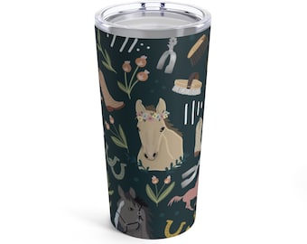 Horse tumbler Tumbler 20oz, cowgirl gifts, horse gifts, gifts for horse lovers