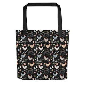 Chicken Tote bag, crazy chicken lady gifts, gifts for chicken lovers, chicken gifts