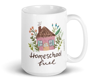 Homeschool fuel mug, homeschool coffee mug, gifts for homeschool
