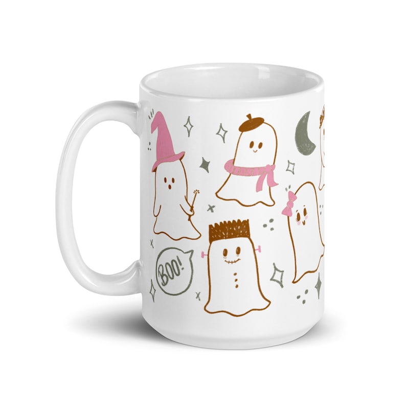 White glossy mug