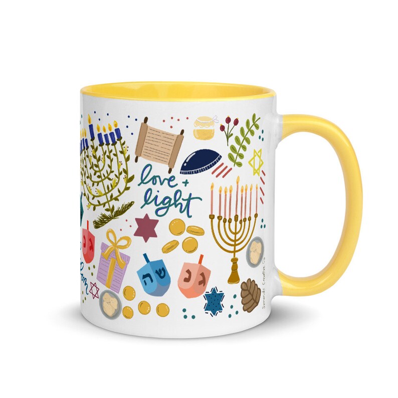 Hanukkah Mug Happy Hanukkah Hanukkah Gifts Jewish Mug Etsy