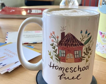 Homeschool mug, homeschool mom, homeschool decor, home education,back to school