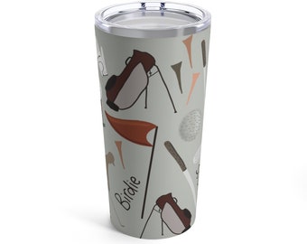 Golf Tumbler 20oz, golf cup, gifts for golfers, golf gifts