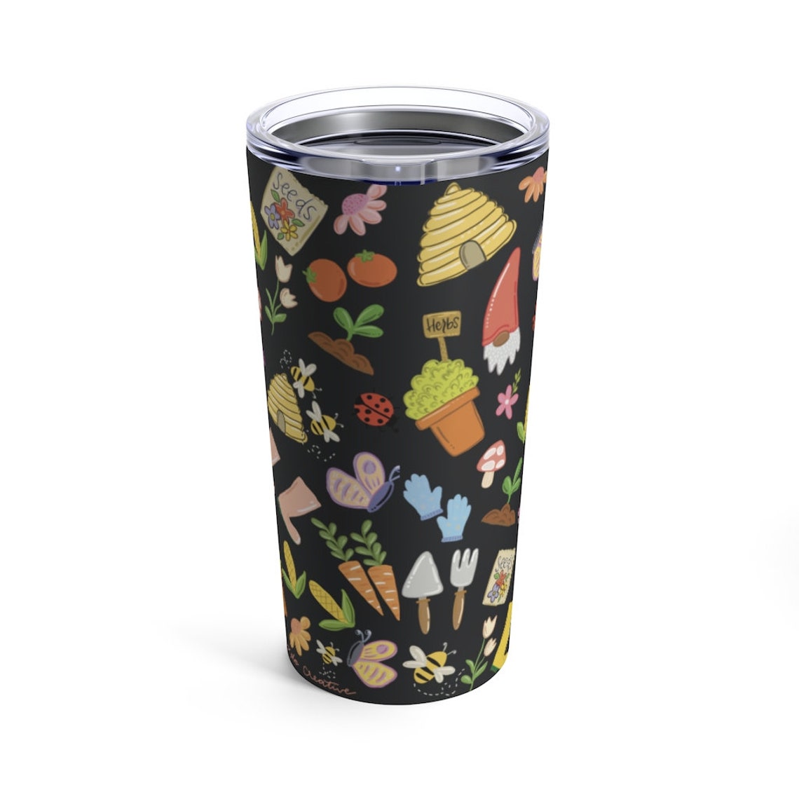Gardening Tumbler 20oz Green Thumb Gifts Gardening Gifts Etsy