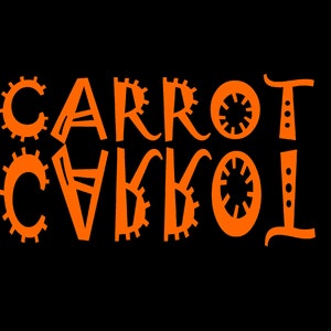 Carrot Carrot digital print