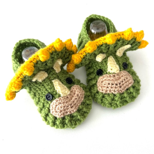 Hand Made Dinosaur Slippers - Made to Order