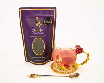 Premium Whole Leaf Purple Tea from Kenya | Naturally Organic |  50% More Antioxidants Than Green Tea | Anti-Aging | Low Caffeine