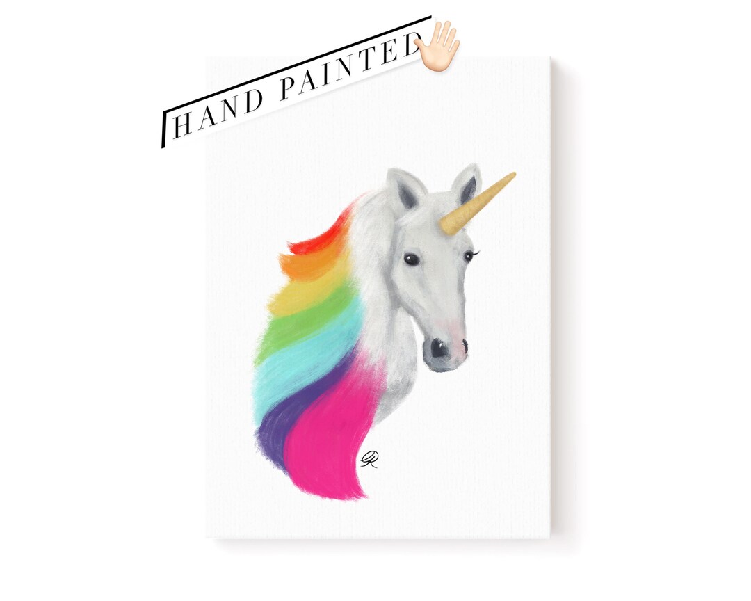 Unicorn Printable Wall Art: Nursery Wall Decor Baby Animal Print Cute ...