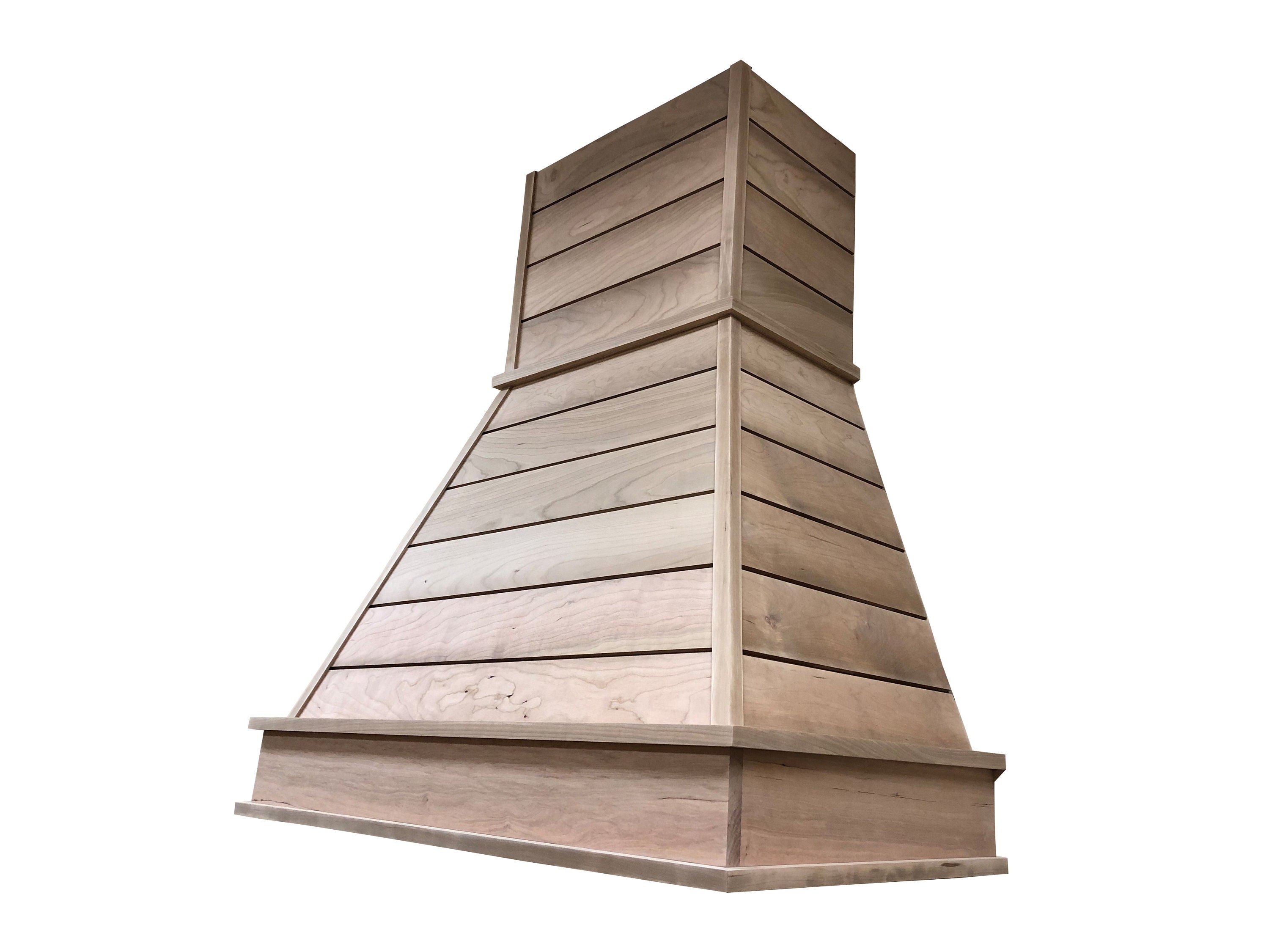 Castlewood Shiplap Chimney Range Hood - Cherry