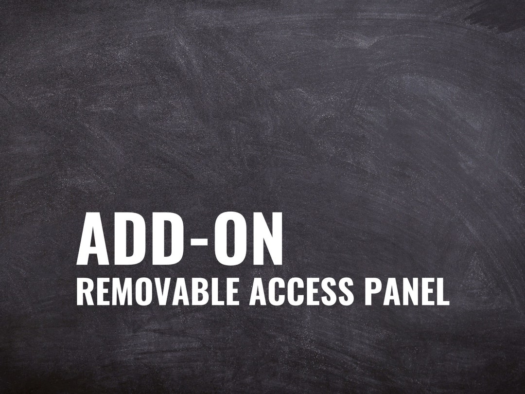 Add on Removable Access Panel, Shiplap Range Hoods Only, Wood Range Hood Addon Etsy