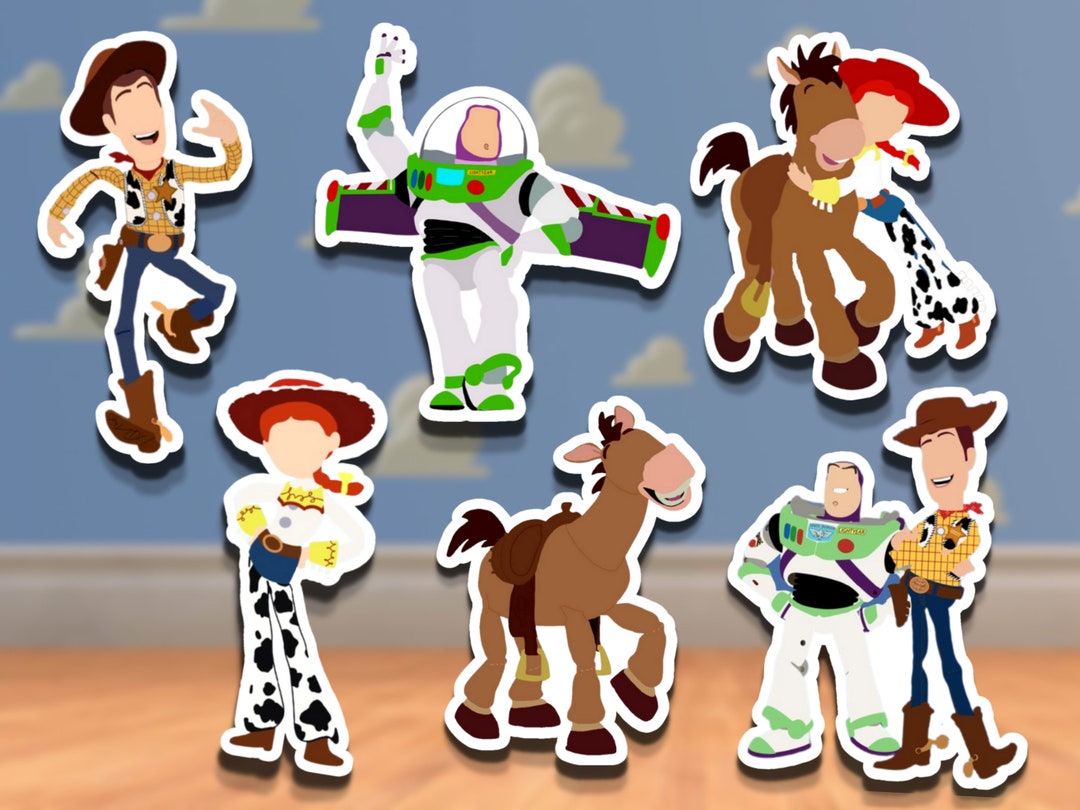 Toy Story Sticker Pack/ Disney Pixar Woody Buzz Lightyear Jessie