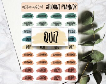 college assignment organizer College Planner Stickers/ student school semester functional agenda back to school life planner erin condren happy planner agenda labels