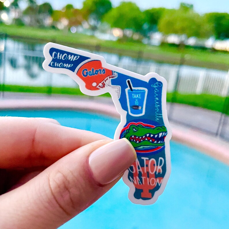 University of Florida Stickers/ UF Florida Gators Vinyl Decal - Etsy