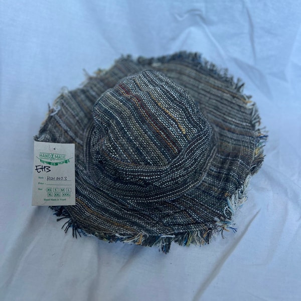 Hemp Handcrafted Stylish Sun Eco Friendly Unisex Hippie Boho Outback Natural Beach Wire Rim Festival Hat