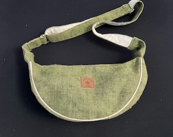 Hemp Sling Bag/ Hemp and Organic Cotton - Etsy