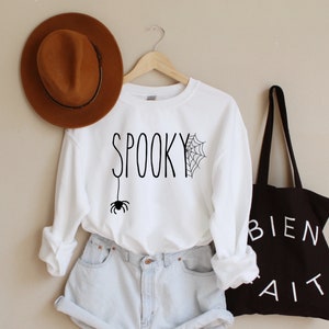 Spooky Sweatshirt,Fall Sweatshirt, Halloween Shirt,Fall Shirt,Halloween Hoodie, Ghost,Boo,Halloween Sweatshirt,Fall Sweater, Spooky Season