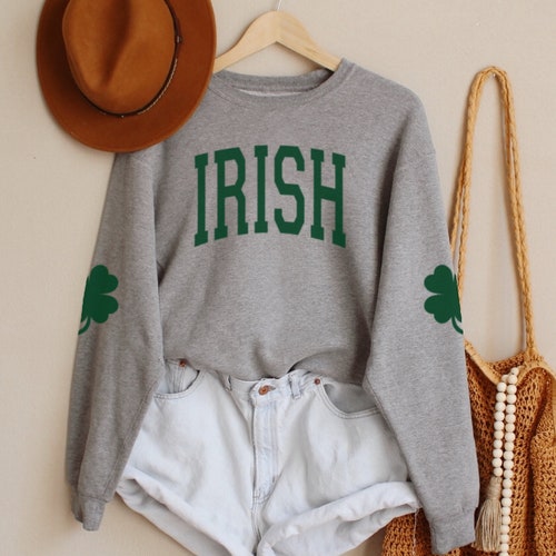 Irish Sweatshirt Irish Crewneck St Patricks Day Sweatshirt - Etsy