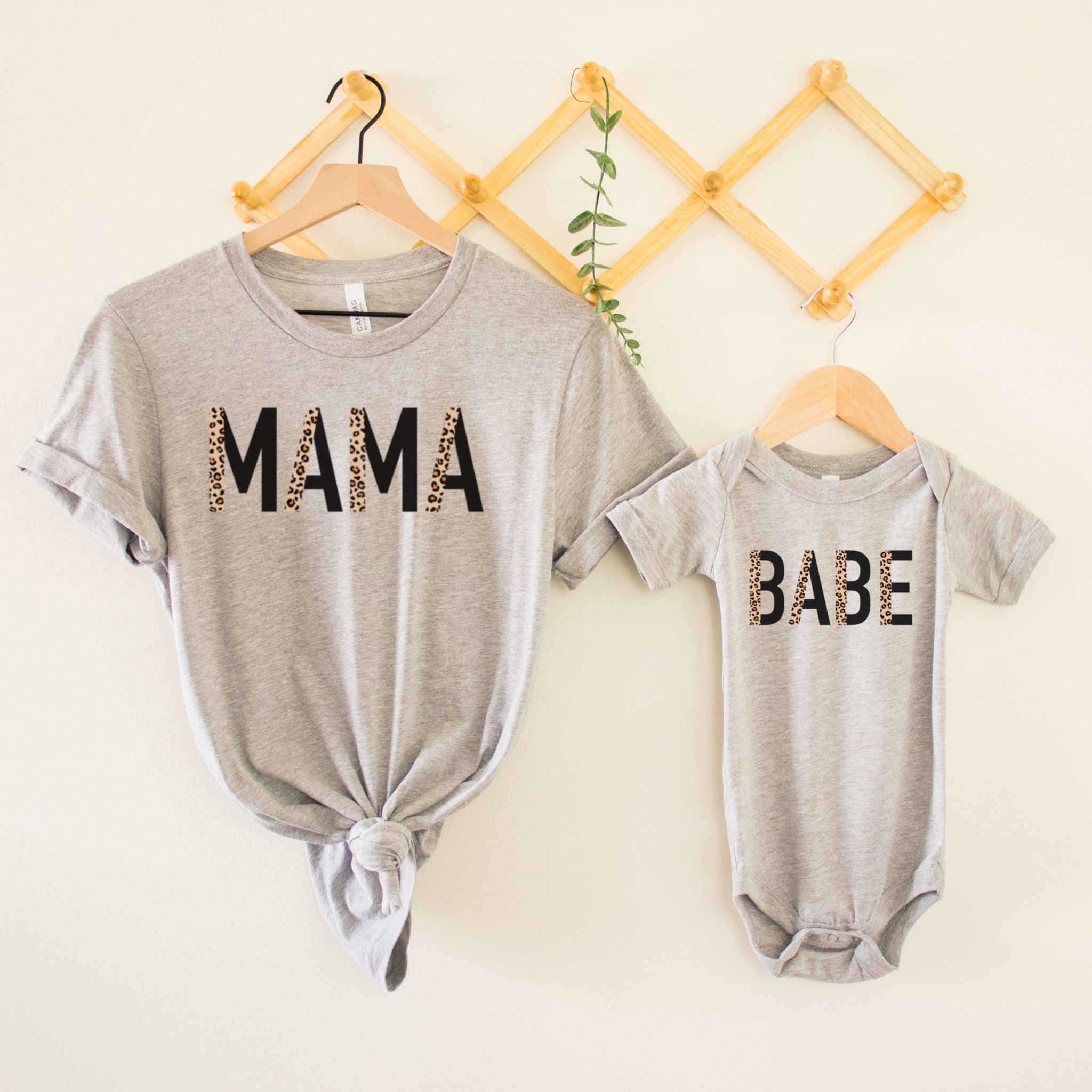 Mama Baby Shirts New Mom Mothers Day Gift Mommy and Me Etsy