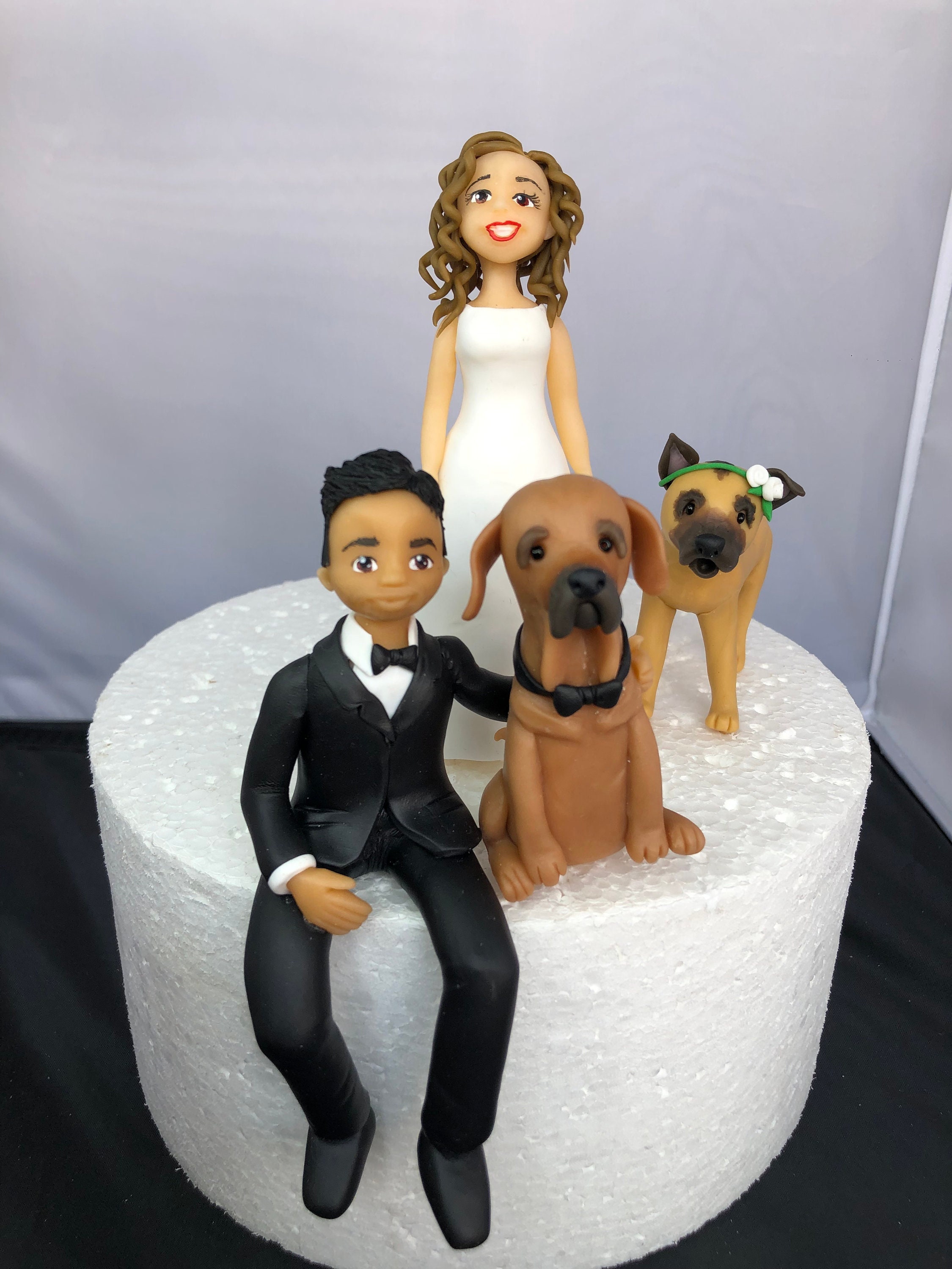 Bride and Groom Wedding Cake TOPPER Dog Wedding Cake Topper - Etsy Bride and Groom Wedding Cake TOPPER Dog Wedding Cake Topper - Etsy