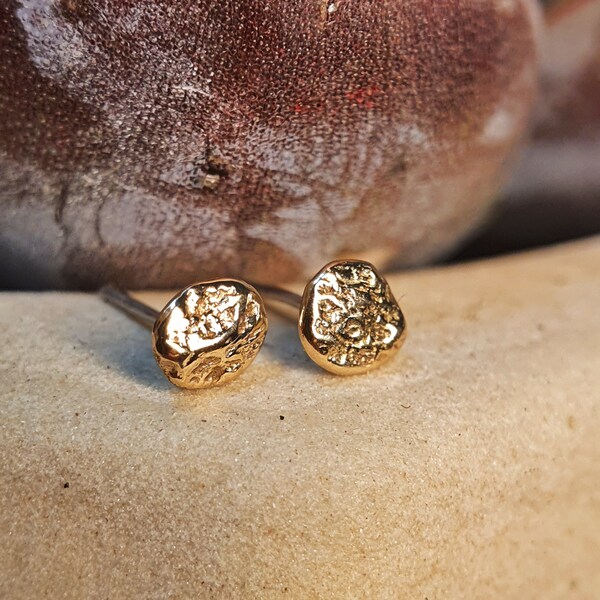 Punto Orgánico - Extremo sin rosca de oro macizo de 14ct o 18ct