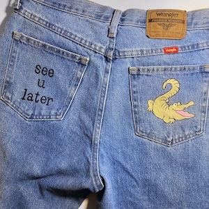 No back pocket jeans Etsy M xico