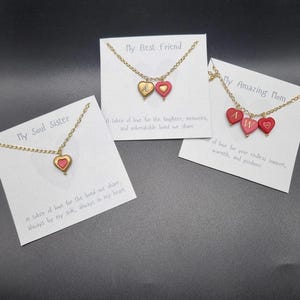 Custom Friendship Bracelet or Necklace / Personalized Gift for Best Friends, Sisters, Bridesmaids, Mother-Daughter / Custom Initial Jewelry