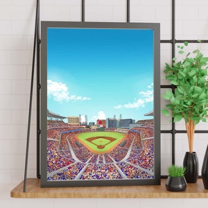 Atlanta Braves Print | Truist Park | 2021 World Series | Baseball | MLB | Travel Poster | Gift | Wall Art | Illustration | PHYSICAL PRINT