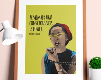Yuri Kochiyama | Civil Rights | Activism | Japanese-American | Equality | Peace | Inspiration | Print | Wall Art | Poster | INSTANT DOWNLOAD