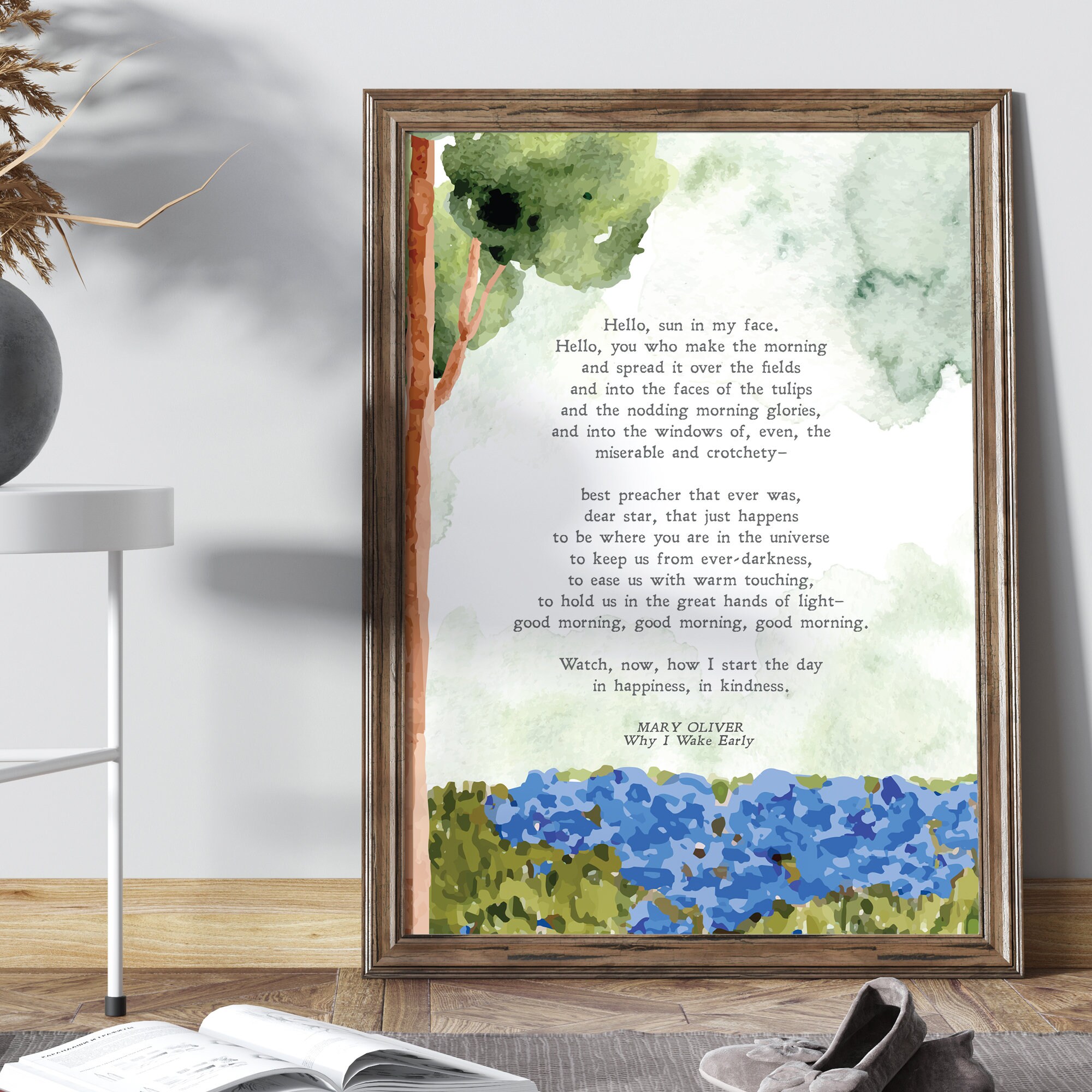 Why I Wake Early Mary Oliver Poem Nature Morning Etsy