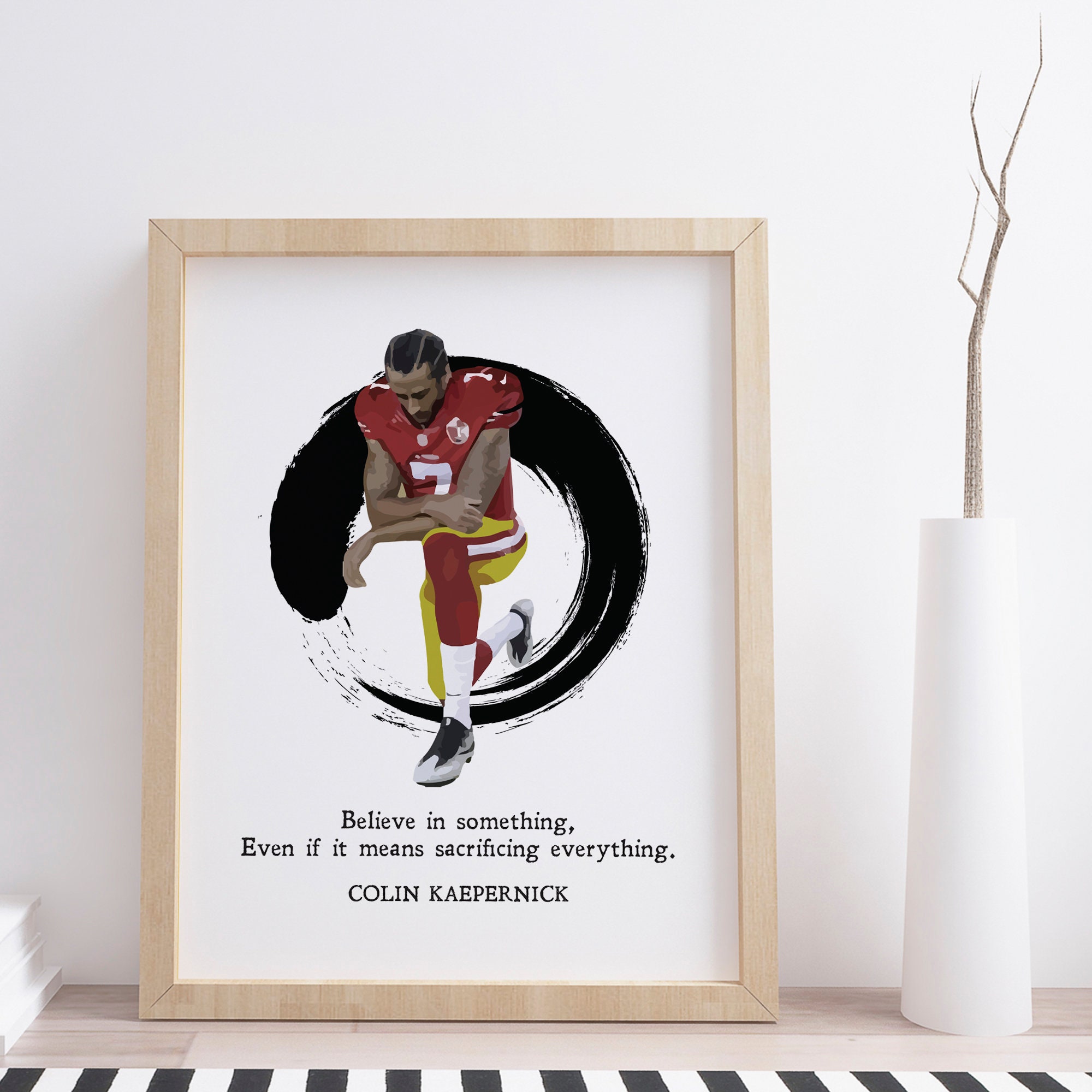 Buy Colin Kaepernick Believe in Something Gift History Civil